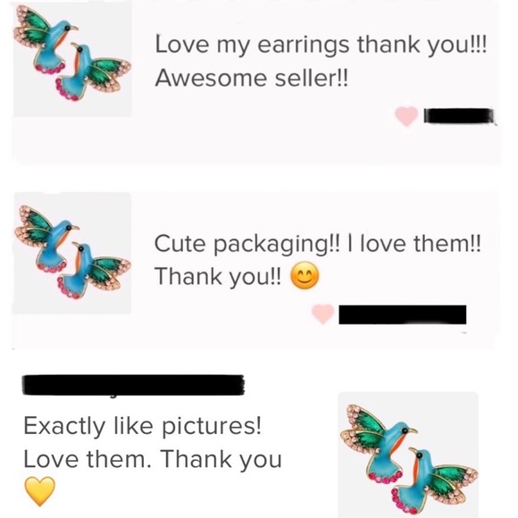 🍒3/$30 New Vintage-Inspired Hummingbird Earrings - Picture 3 of 4